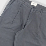 Wide Fit Trouser - Charcoal Hemp Canvas