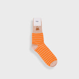 Block Stripe Socks - Orange Stripe