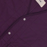 Quilted Boxy Jacket - Wine