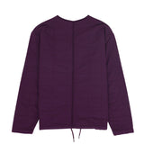 Quilted Boxy Jacket - Wine