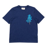 Slub Embroidered Tee - Navy TH