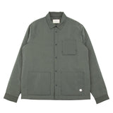 Wadded Assembly Jacket - Olive Nylon Texture