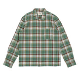 Patch Shirt - Green Madras