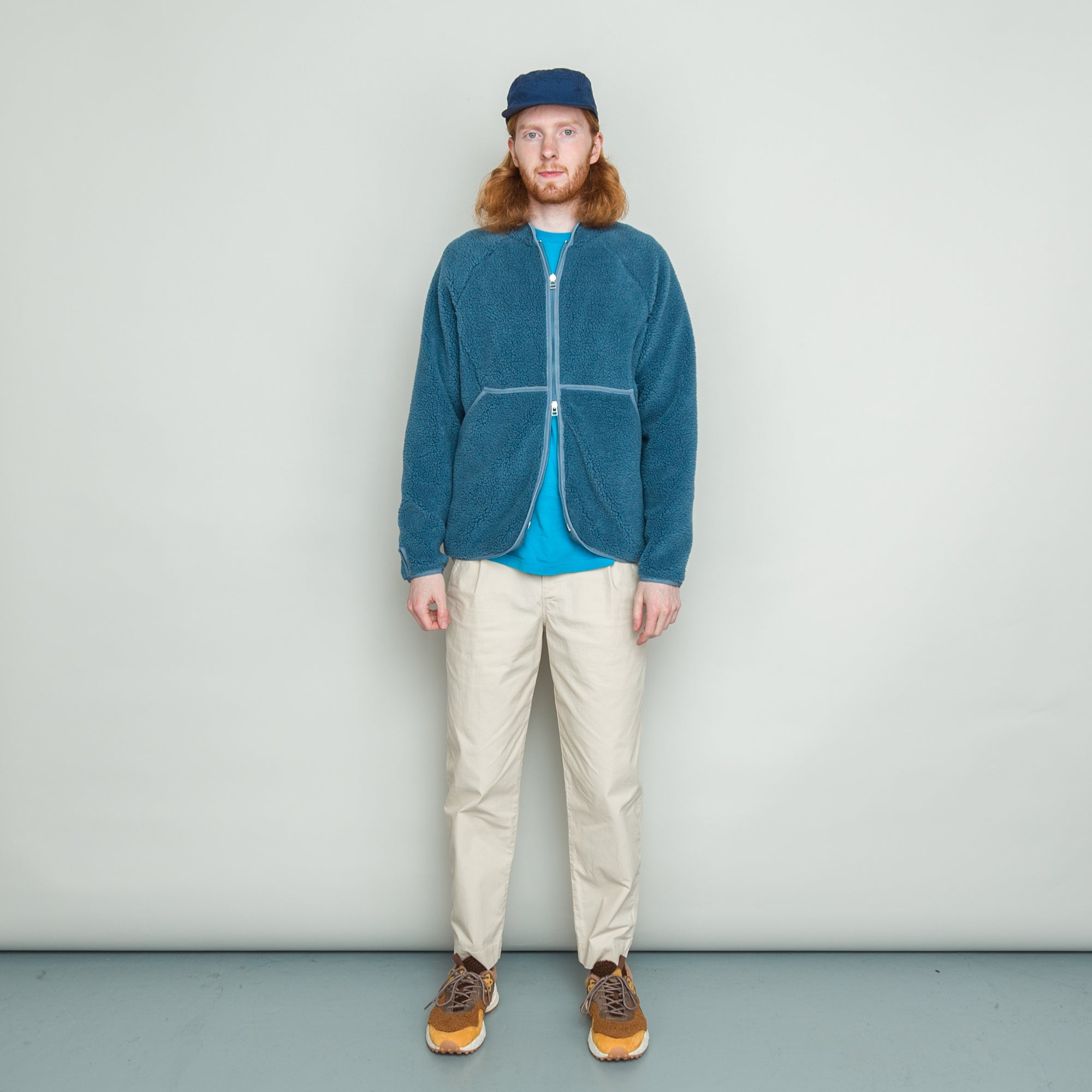 Puzzle Zip Fleece - Woad – Folk