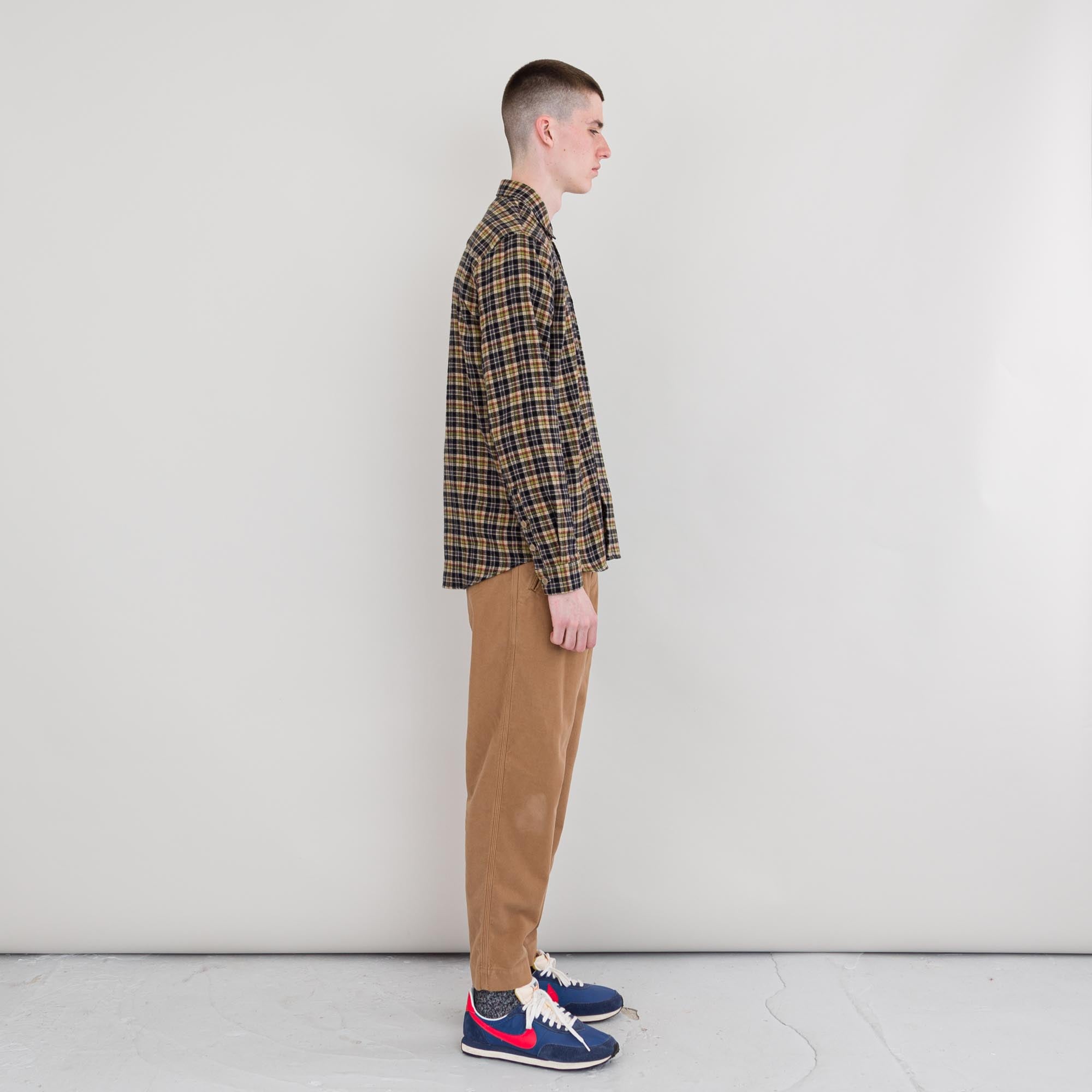 Relaxed Fit Shirt - Pepper Charcoal Check — Folk